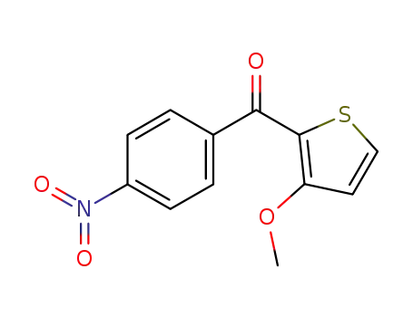 Molecular Structure of 647833-73-6 (Methanone, (3-methoxy-2-thienyl)(4-nitrophenyl)-)