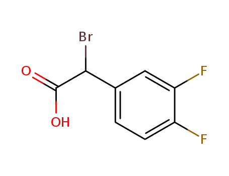 α-bromo-(3,4-difluorophenyl)acetic acid