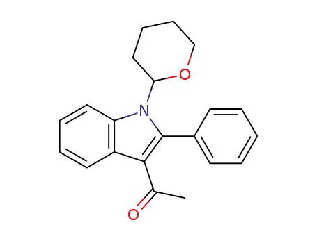Ethanone, 1-[2-phenyl-1-(tetrahydro-2H-pyran-2-yl)-1H-indol-3-yl]-