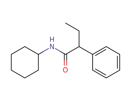 Molecular Structure of 93147-69-4 (N-cyclohexyl-2-phenylbutanamide)