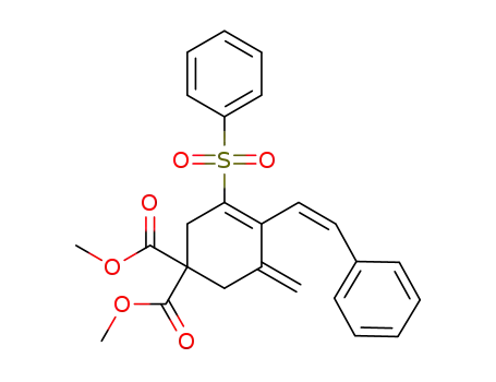 (Z)-5,5-bis(methoxycarbonyl)-3-methylene-1-phenylsulfonyl-2-styrylcyclohexene