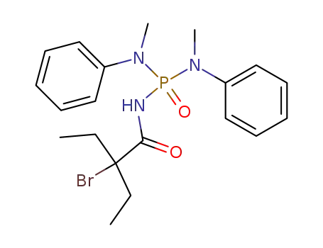 Molecular Structure of 112867-68-2 ('-Brom-N-di-(methylanilino)-phosphinyl-2-aethyl-butyramid)