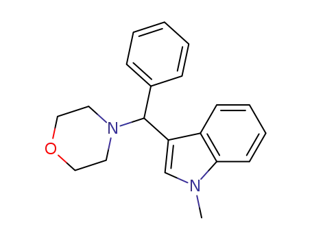 1-methyl-3-(morpholin-4-yl-phenylmethyl)-1H-indole