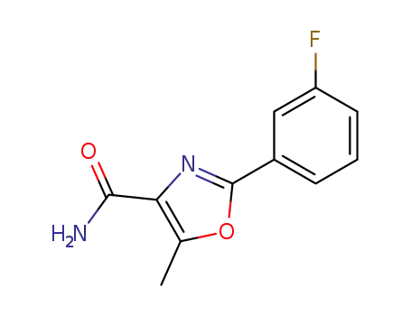 2-(m-플루오로페닐)-5-메틸옥사졸-4-카르복스아미드