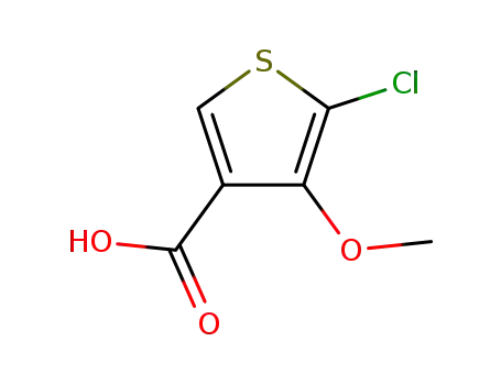 Molecular Structure of 133659-14-0 (5-CHLORO-4-METHOXYTHIOPHENE-3-CARBOXYLIC ACID)