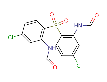 Bis-<4-chlor-2-formylamino-phenyl>-sulfon