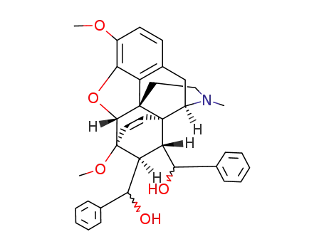<i>C</i>,<i>C</i>'-diphenyl-<i>C</i>,<i>C</i>'-(4,5α-epoxy-3,6-dimethoxy-17-methyl-6α,14α-etheno-morphinane-7β,8α-diyl)-bis-methanol