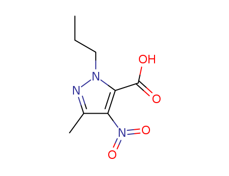 1H-Pyrazole-5-carboxylic acid, 3-methyl-4-nitro-1-propyl-                                                                                                                                               