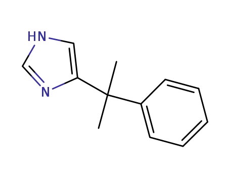 Molecular Structure of 851539-72-5 (4-(1-methyl-1-phenylethyl)imidazole)