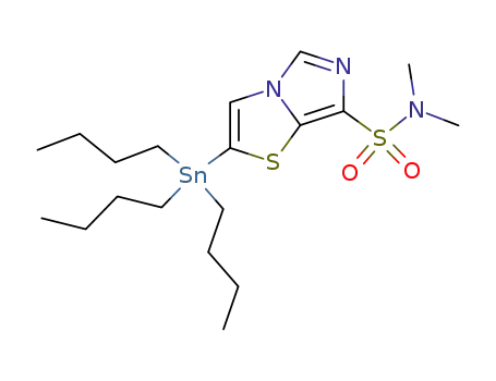 7-N,N-Dimethylsulfamoyl-2-(tri-n-butylstannyl)-imidazo[5,1-b]thiazole
