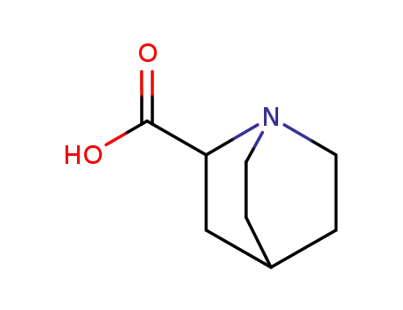 Molecular Structure of 757899-36-8 (1-Azabicyclo[2.2.2]octane-2-carboxylicacid,(R)-(9CI))