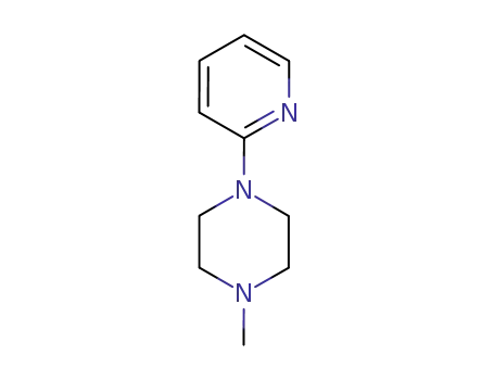Molecular Structure of 145208-85-1 (Piperazine, 1-methyl-4-(2-pyridinyl)- (9CI))