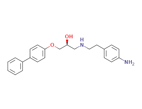 (2 S)-1-[(4-aminophenethyl)amino]-3-([1,1'-biphenyl]-4-yloxy)-2-propanol