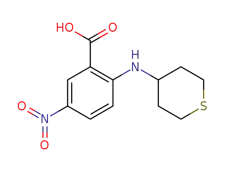 5-nitro-2-(tetrahydro-2H-thiopyran-4-ylamino)benzoic acid