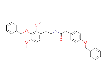 N-[2-(3-Benzyloxy-2,4-dimethoxy-phenyl)-ethyl]-2-(4-benzyloxy-phenyl)-acetamide