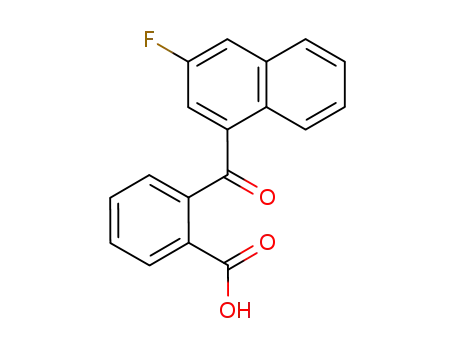2-(3-Fluor-naphthoyl-<sup>(1)</sup>)-benzoesaeure