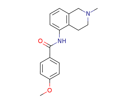 1,2,3,4-TETRAHYDRO-5-(4-METHOXYBENZAMIDO)-2-METHYLISOQUINOLINECAS