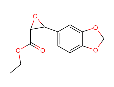 Molecular Structure of 109318-47-0 (3-benzo[1,3]dioxol-5-yl-2,3-epoxy-propionic acid ethyl ester)