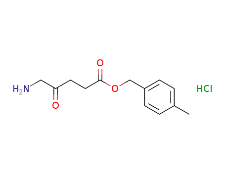 Molecular Structure of 396078-70-9 (4-METHYL BENZYL 5-AMINOLEVULINATE HYDROCHLORIDE)
