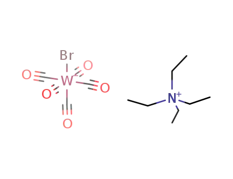 Molecular Structure of 14780-94-0 (tetraethylammonium bromopentacarbonyltungstate)