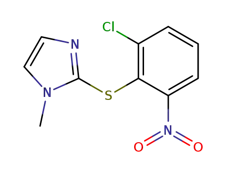 2-[(2-Chloro-6-nitrophenyl)thio]-1-methyl-1H-imidazole