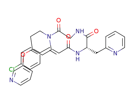 (2E)-3-(4-Chlorophenyl)-N-[(1S)-2-oxo-2-({2-oxo-2-[4-(3-pyridyloxy)-1-piperidinyl]ethyl}amino)-1-(2-pyridylmethyl)ethyl]-acrylamide