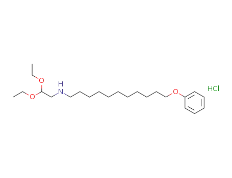 N-(2,2-diethoxyethyl)-11-phenoxyundecanamine, hydrochloride