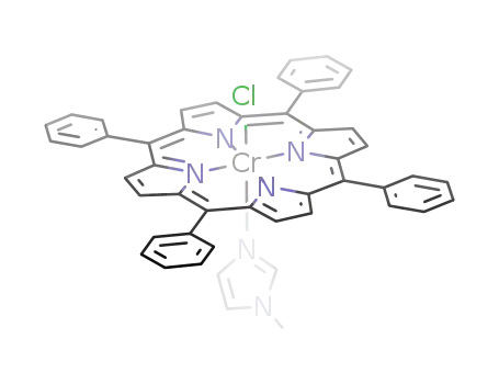 Molecular Structure of 65013-17-4 ([Cr(5,10,15,20-tetraphenylporphinate)Cl(1-methylimidazole)])