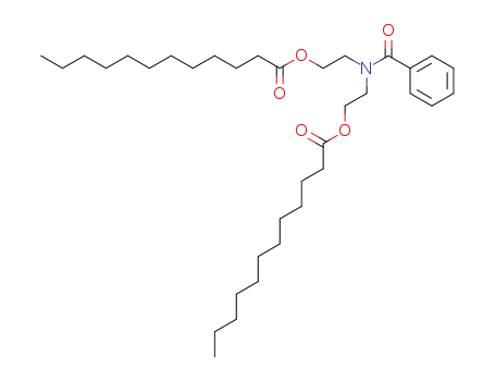 Molecular Structure of 63056-93-9 ((benzoylimino)diethane-2,1-diyl didodecanoate)