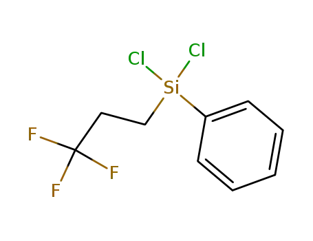 Molecular Structure of 715-18-4 (dichloro-phenyl-(3,3,3-trifluoro-propyl)-silane)