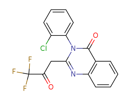 3-(2-chlorophenyl)-2-(3,3,3-trifluoro-2-oxopropyl)quinazolin-4-one