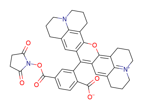 1H,5H,11H,15H-Xantheno[2,3,4-ij:5,6,7-i'j']diquinolizin-18-ium,9-[2-carboxy-5-[[(2,5-dioxo-1-pyrrolidinyl)oxy]carbonyl]phenyl]-2,3,6,7,12,13,16,17-octahydro-,inner salt