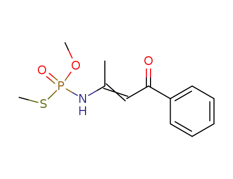 Molecular Structure of 56122-47-5 (O,S-dimethyl-N-(1:benzoylprop-1-en-2-yl)phosphoroamidothioate)