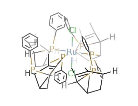 trans-dichlorobis{phenylbis(5,6-dimethyl-7-phenyl-7-phosphabicyclo{2.2.1}hept-5-en-2-yl)phosphine}ruthenium(II)