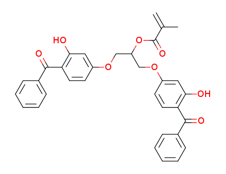 2-Propenoicacid, 2-methyl-,2-(4-benzoyl-3-hydroxyphenoxy)-1-[(4-benzoyl-3-hydroxyphenoxy)methyl]ethylester