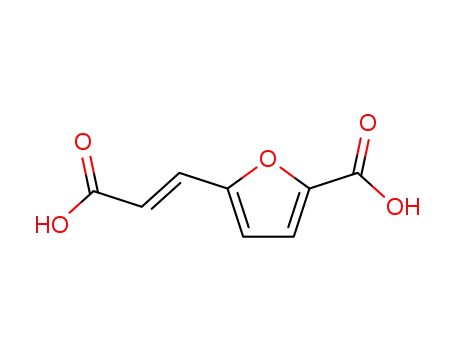 Molecular Structure of 23229-64-3 (2-Furancarboxylic acid, 5-(2-carboxyethenyl)-)
