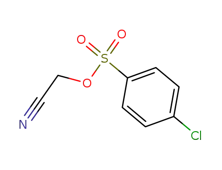 Molecular Structure of 56000-13-6 (4-chlorobenzenesulfonylglycolic acid nitrile)