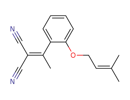 2-{1-[2-(3-Methylbut-2-enyloxy)phenyl]ethyliden}malononitril