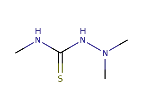 Molecular Structure of 21076-58-4 (N,2,2-TRIMETHYLHYDRAZINECARBOTHIOAMIDE)