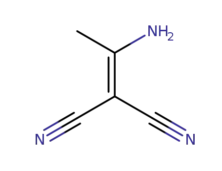 Molecular Structure of 921-76-6 (Propanedinitrile, (1-aminoethylidene)-)