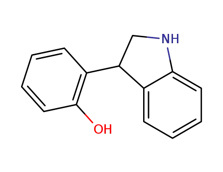 Molecular Structure of 167546-09-0 (Phenol, 2-(2,3-dihydro-1H-indol-3-yl)-)