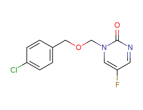 1-{[(4-Chlorophenyl)methoxy]methyl}-5-fluoropyrimidin-2(1H)-one