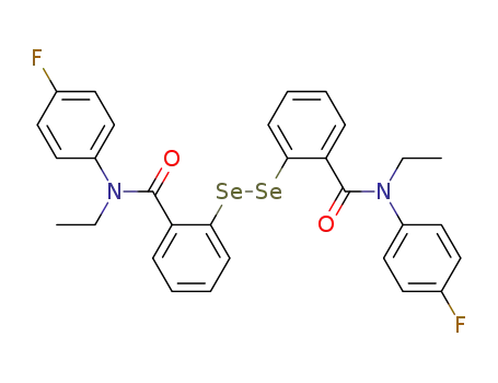 Benzamide,2,2'-diselenobis[N-ethyl-N-(4-fluorophenyl)- (9CI)