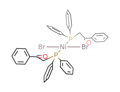 trans-dibromo-bis(diphenylphosphinomethyl phenylketone-P)nickel(II)