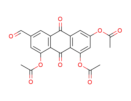 2-Anthracenecarboxaldehyde,
4,5,7-tris(acetyloxy)-9,10-dihydro-9,10-dioxo-