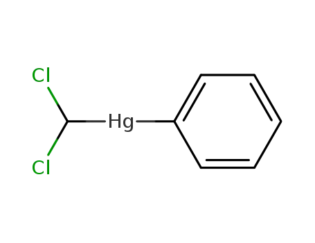 Molecular Structure of 10175-28-7 (Mercury, (dichloromethyl)phenyl-)