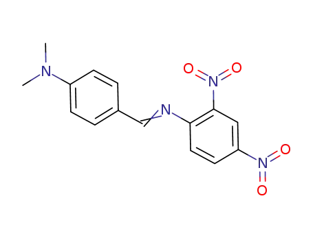 Molecular Structure of 1013891-99-0 (N-(4-(N,N-dimethylamino)benzal)-2,4-dinitroaniline)