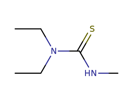 Molecular Structure of 10569-54-7 (Thiourea, N,N-diethyl-N'-methyl-)