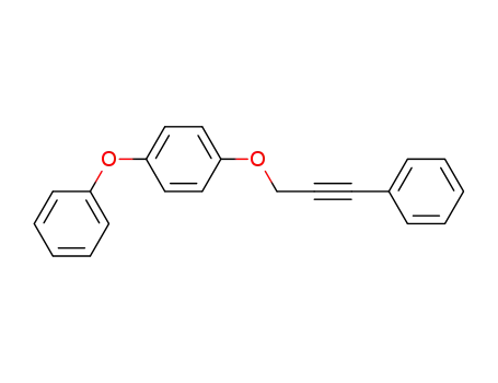 Molecular Structure of 89878-38-6 (Benzene, 1-phenoxy-4-[(3-phenyl-2-propynyl)oxy]-)