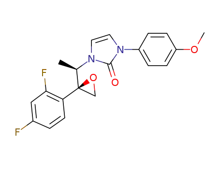 1-[(1R,2S)-2-(2,4-difluorophenyl)-2,3-epoxy-1-methylpropyl]-3-(4-methoxyphenyl)-2(1H,3H)-imidazolone